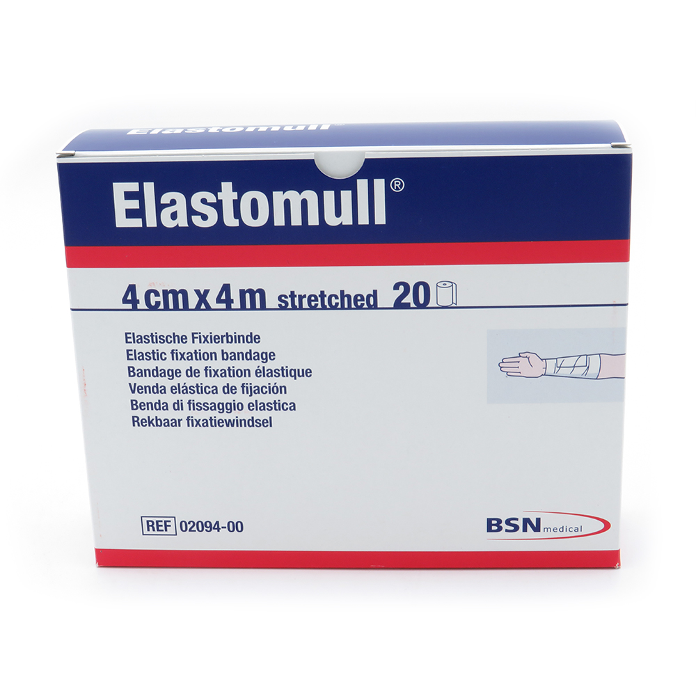 Elastomull® 4 m x 4 cm in Cello, 20 Binden