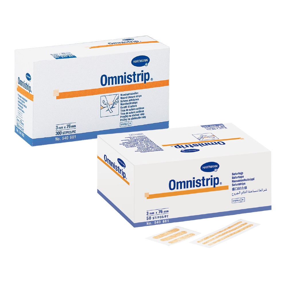 Omnistrip® steril, hypoallergen, 101 x 12 mm