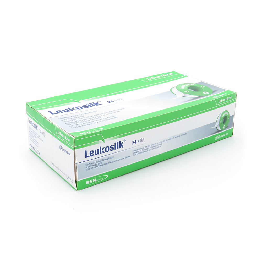 Leukosilk 9,2 m x 1,25 cm ohne Schutzring