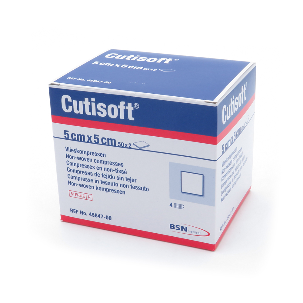 Cutisoft® Vlieskompressen 5 x 5 cm, steril