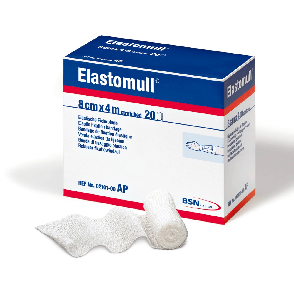 Elastomull® 4 m x 8 cm in Cello, 20 Binden