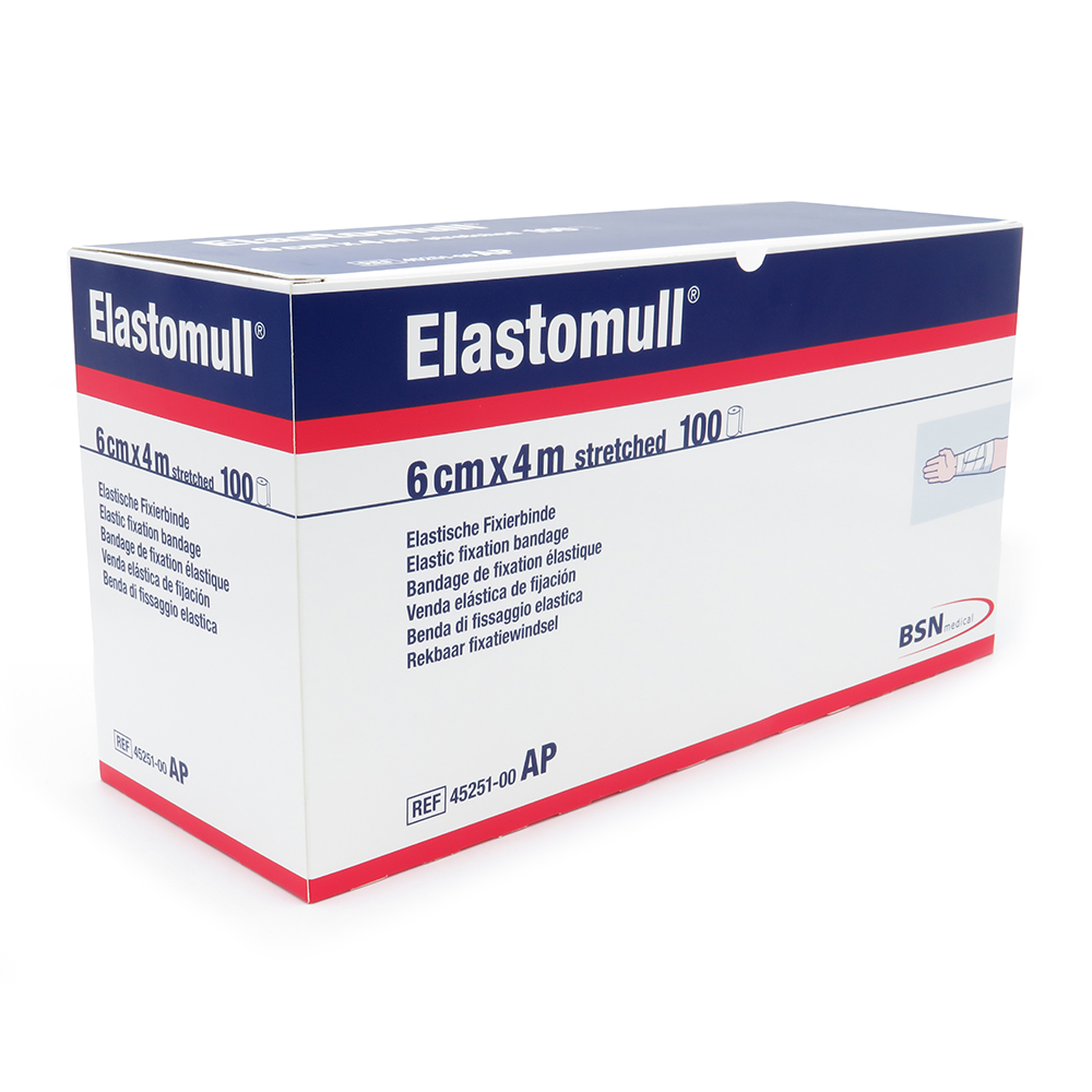 Elastomull® 4 m x 6 cm ohne Cello, 100 Binden
